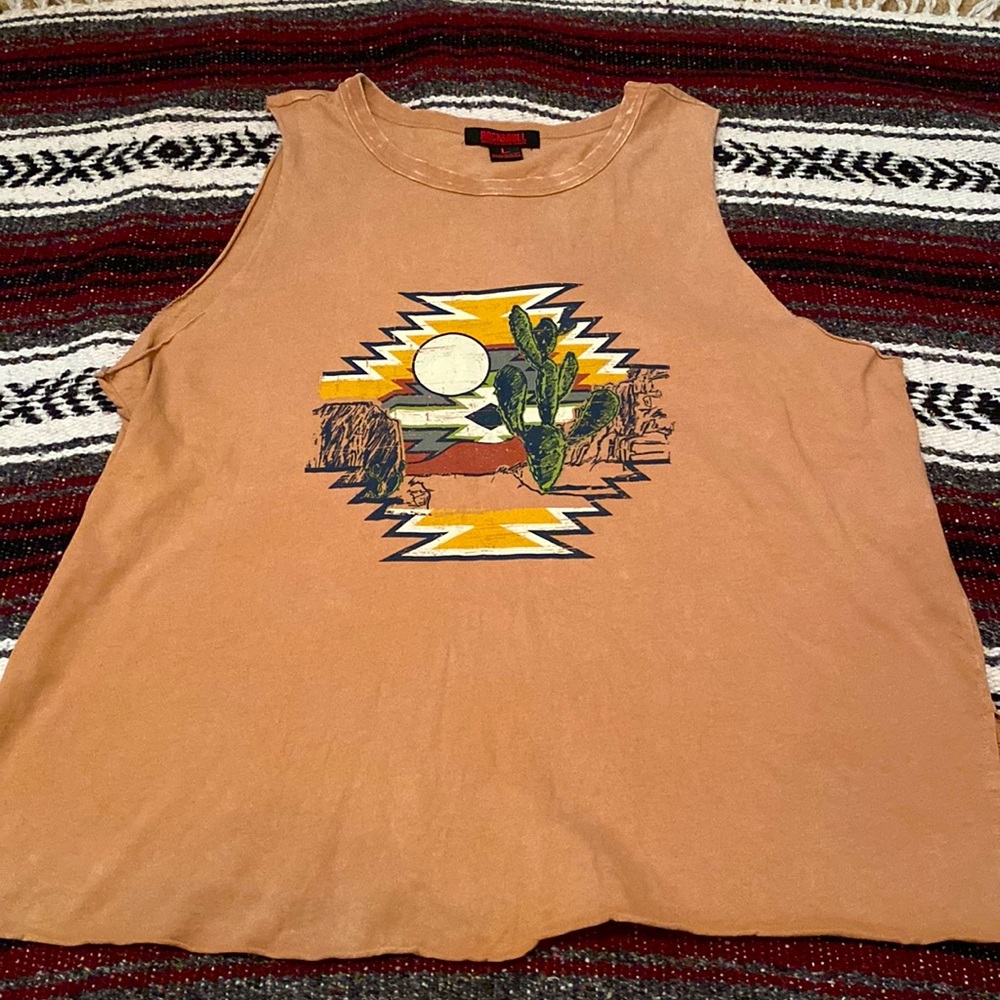 Rock & Roll Denim desert tank